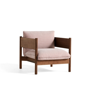 HAY Arbour Club Fåtölj - Upholstery Atlas-621/Oiled Walnut